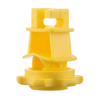 Sekrup Pagar Listrik Bahan Plastik Pada Insulator Pos Batang Bulat Warna Kuning