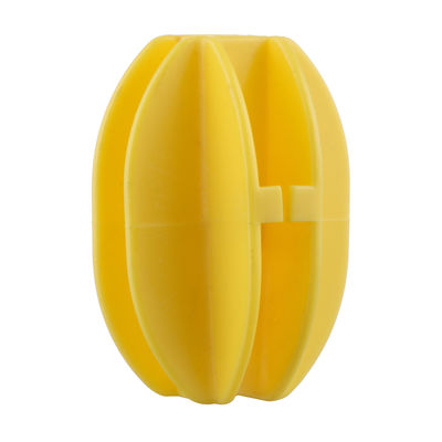 Bahan HDPE INS502*B ​​End Strain Insulator Pagar Listrik Dengan Warna Kuning