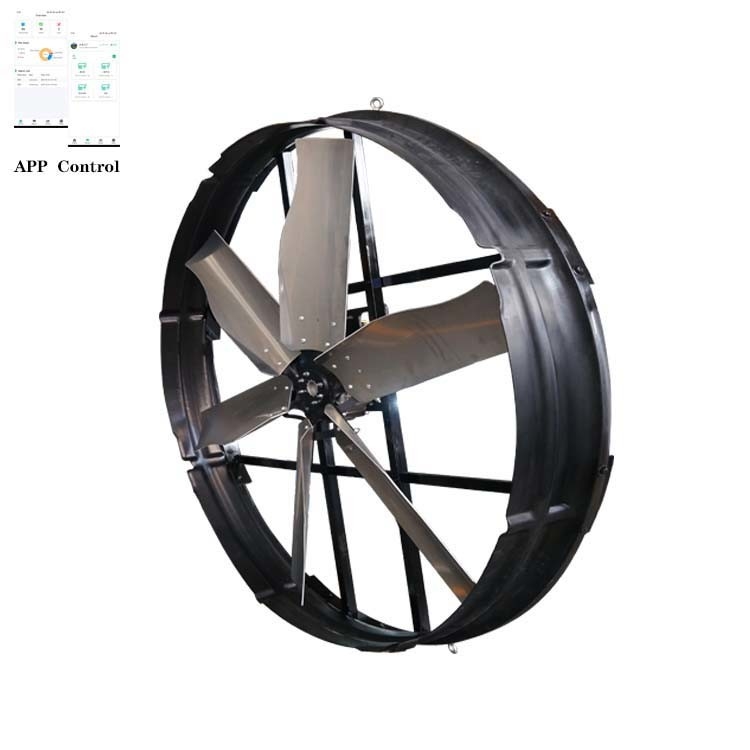 Kipas panel yang kuat dirancang khusus untuk kipas dengan diameter bilah 1830mm dan volume udara 120000m3/h