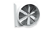 Modern Style Industrial Exhaust Fans Untuk Pendingin Unggas 6.2m/s Kecepatan Angin