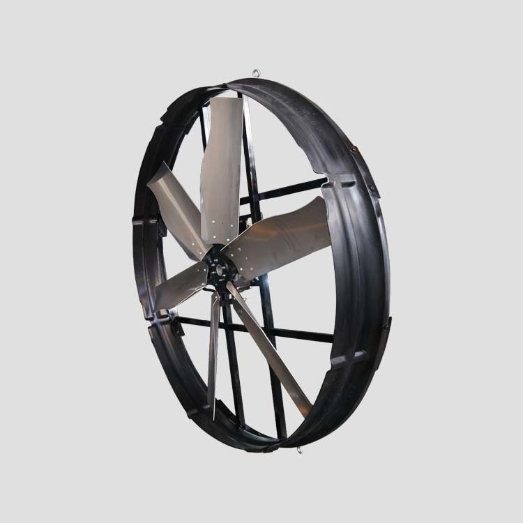 Kekuatan Peternakan ventilasi kipas untuk pendinginan unggas 6.2m/s Kecepatan angin 2kW Daya nominal