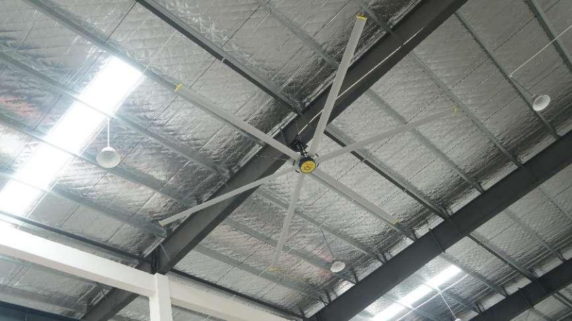 14300m3/min IP55 Outer Rotor Industrial Ceiling Fan dengan Diameter Fan Blade 7300mm