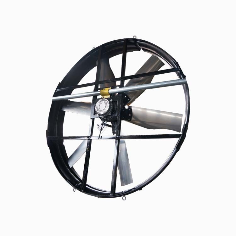 Kekuatan 2000W Kipas knalpot industri IP55 Tingkat perlindungan 60mm Instalasi pipa 345r/min Kecepatan rotasi