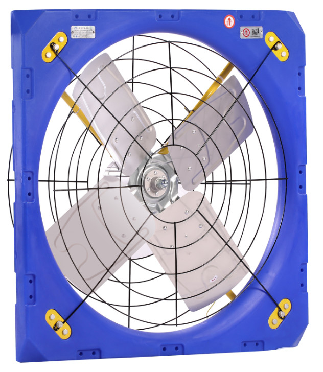 Kekuatan tinggi Double Layer PE Peternakan Circulation Fan Dengan 28273m3/h Max Airflow Untuk Ventilasi Optimal