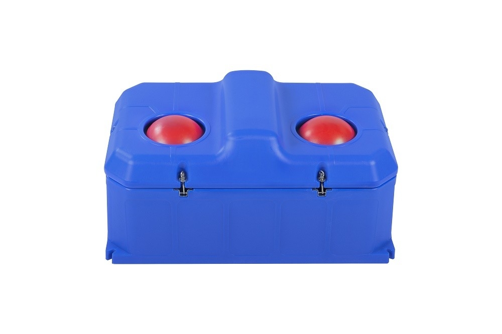 Kapasitas Besar Biru 85L Peminum Sapi dengan Aliran Terbuat dari Kontrol Suhu 450mm Ketinggian Minum