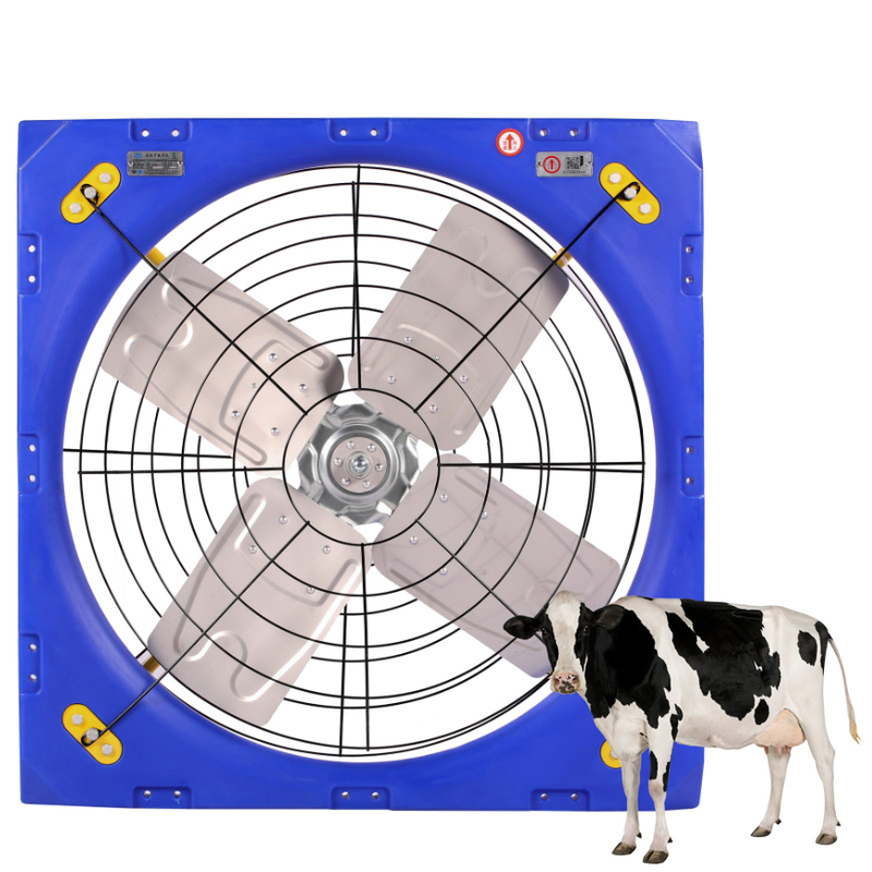 Kekuatan tinggi Double Layer PE Peternakan Circulation Fan Dengan 28273m3/h Max Airflow Untuk Ventilasi Optimal