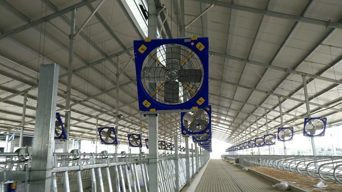 Kekuatan 38 Peternakan Ventilasi Circulation Fan dengan Double Lapisan PE Frame dan 410w Input Power