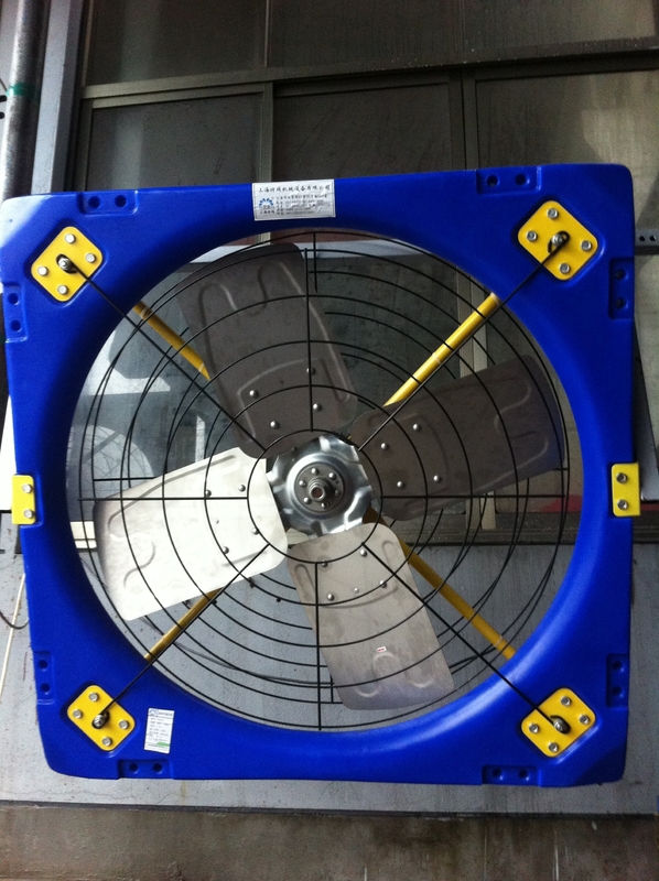 Kekuatan 38 Peternakan Ventilasi Circulation Fan dengan Double Lapisan PE Frame dan 410w Input Power