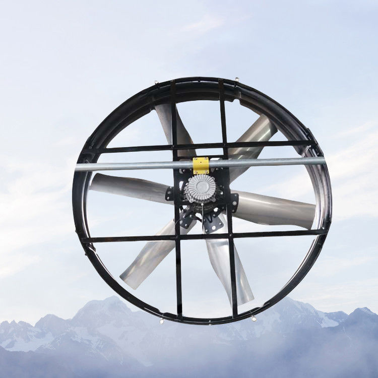 Kipas panel industri dengan efisiensi tinggi 3Φ 380V 50Hz catu daya dan 60m3/h volume udara yang luar biasa