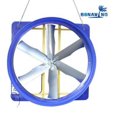 72'Kipas angin sirkulasi dengan 3φ/380V/50Hz Daya IP55 Tingkat Perlindungan 4A Arus dan 60m3/h Volume udara
