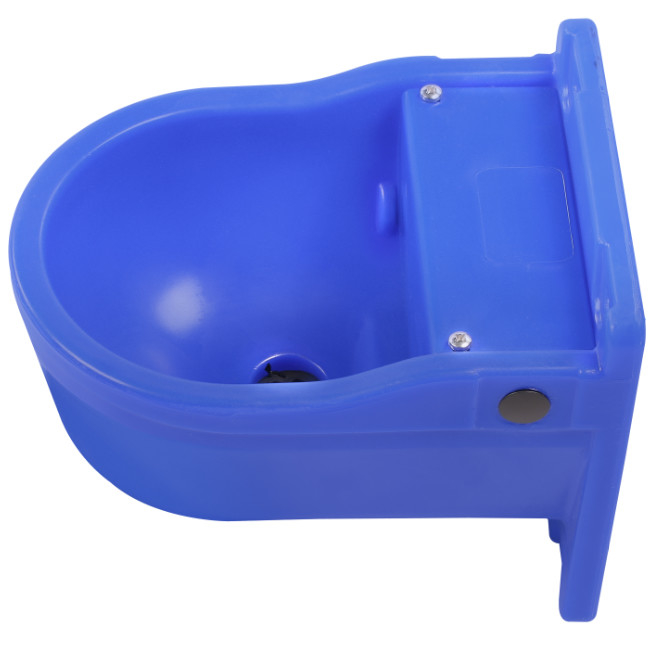 Cangkir air ternak dalam warna biru yang indah dibuat dari plastik PP premium untuk ketenangan pikiran yang tak tergoyahkan