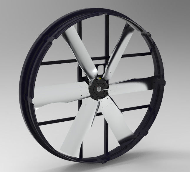 Kipas Panel Industri Dengan Aliran Udara Maksimal 120000 m³/jam Dan Kapasitas 60 m³/jam Vortex Inline