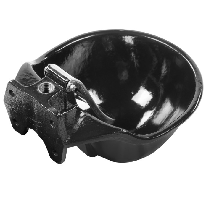 Black Livestock Water Bowl TRW017 Polyethylene Tugas Berat Kontrol Otomatis Tahan Korosi