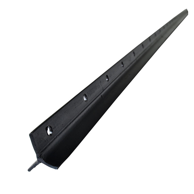 Heavy Duty Y-Post untuk Ranch dengan warna yang dapat disesuaikan Black Galvanized Surface dan bentuk Y tanpa gigi