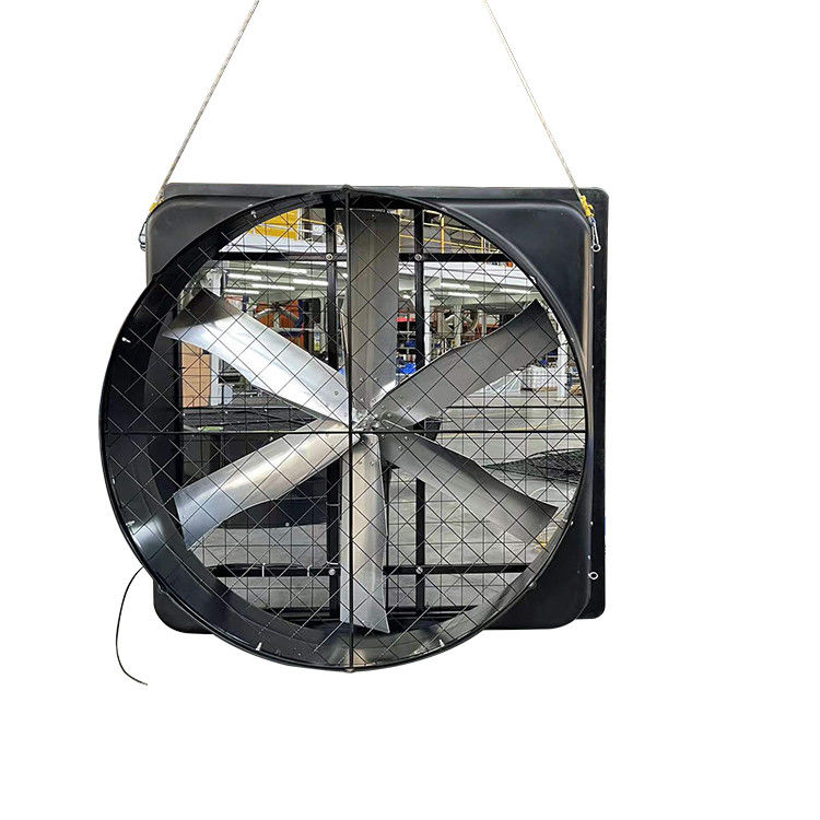 Kekuatan kipas knalpot industri 72 inci dengan aliran udara 120000 meter kubik per jam untuk ventilasi yang optimal