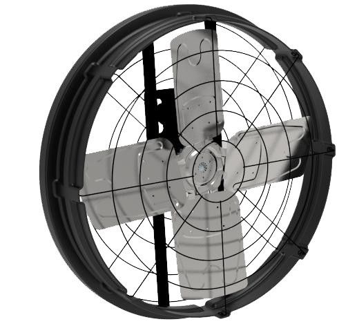 Direct Drive Industrial Fan 500w Input Power untuk pendinginan industri dan aliran udara