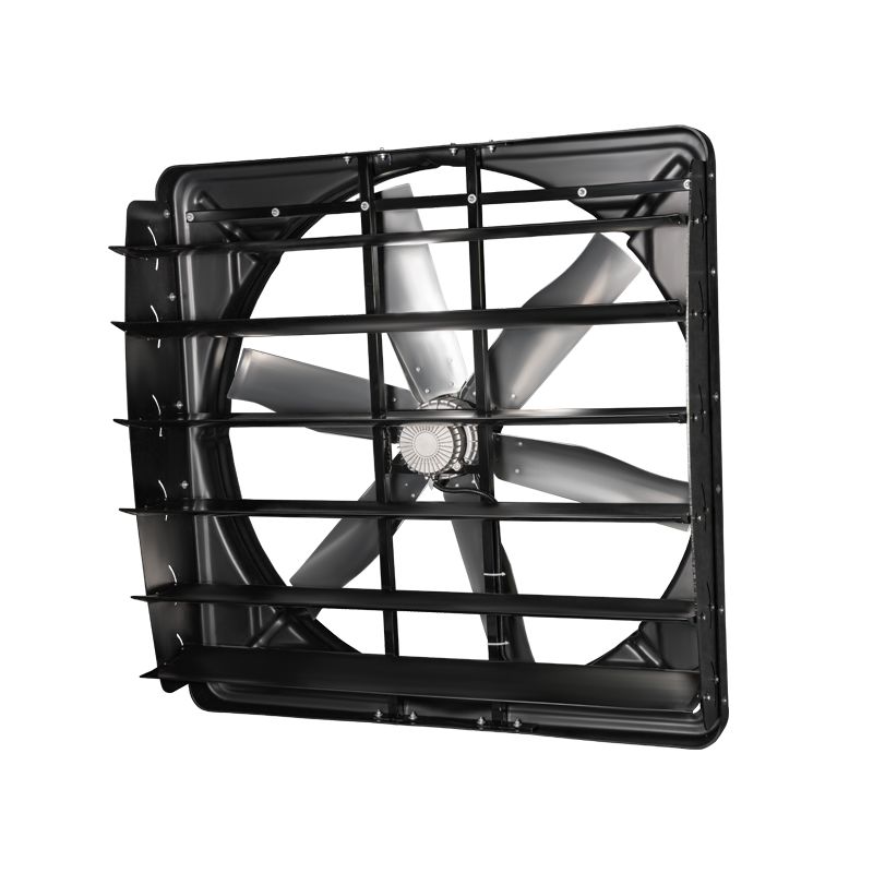 Kipas ventilasi ternak tahan lama 3PH/380-480V/50-60HZ 6.2m/s Kecepatan udara Rotor luar Magnet permanen tanpa sikat DC Motor