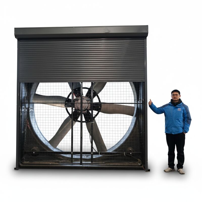 Terrui 98-Inch Heavy-Duty Industrial Exhaust Fan 235000 m3/h IP55 Brushless EC Motor