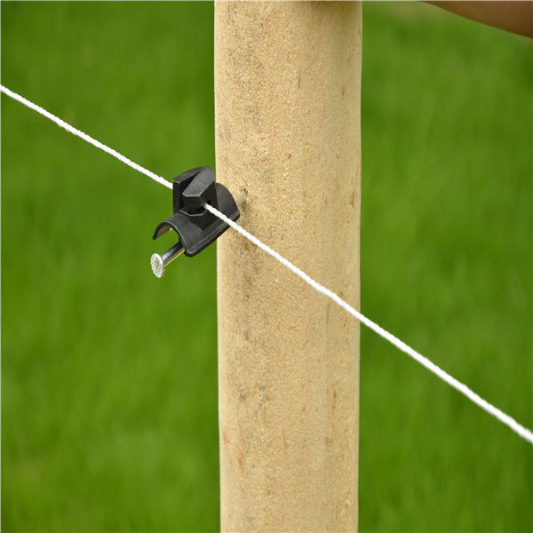 4mm Paku Pada Insulator 70mm Panjang Hitam PP Insulator Pagar Listrik Paku Kecil