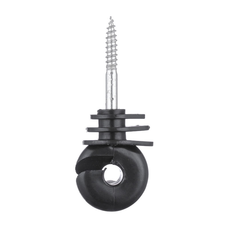 Kualitas Tinggi Harga Terbaik INS007 00 B Laminae Jauh Cincin Plastik Isolator Pagar Listrik Dengan Warna Hitam