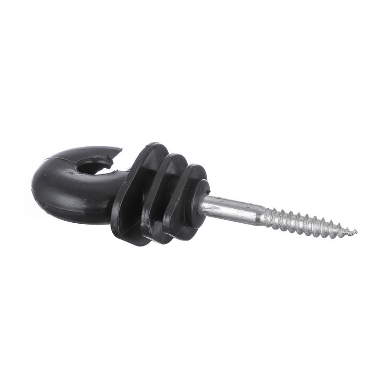 Kualitas Tinggi Harga Terbaik INS007 00 B Laminae Jauh Cincin Plastik Isolator Pagar Listrik Dengan Warna Hitam