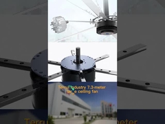 7.3m Ceiling Livestock Ventilation Fans 55r/Min With 6 Blades