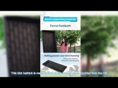 Heavy Duty Plastic LLDPE Cattle Footbath Container Warna Coklat