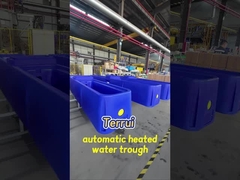 Tangki Air Peternakan Biru dengan Kontrol Otomatis