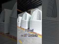 Peternakan Susu Anak sapi Hutches Rumah Umur Panjang Penggunaan Peralatan Peternakan