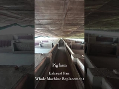 1830mm Blade Diameter Industrial Fan Featuring strength Bahan rangka PE berlapis ganda