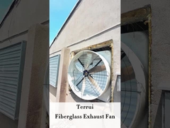 Tingkat perlindungan IP55 Kipas pembuangan asap api 1.8A untuk ventilasi asap