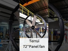 Kipas pembuangan asap kebakaran hemat energi dengan daya 3Φ/380V/50Hz dan volume udara/W 60m3/h