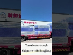 6 Set 1800W Pemanasan Listrik 260L Biru LLDPE Peternakan Auto Waterer dengan Kontrol Suhu