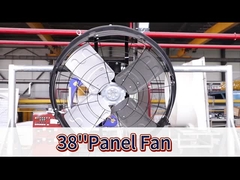 38Panel Fan 300W 380-480V Double Layer PE Frame 27300m3/h Aliran udara
