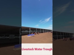 Heavy-duty Impact Resistant Polyethylene cow drinking trough dengan 1 