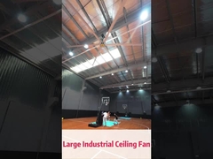 6 pcs paduan bahan bilah kipas langit-langit industri untuk 1400m2 area cakupan dan kebisingan rendah