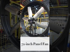 3 Fase Direct Drive Fire Smoke Exhaust Fan untuk Sistem Perlindungan Kebakaran