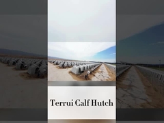 220*145*145cm Putih Susu Anak sapi Hutches Sempurna untuk kebutuhan pertanian Anda